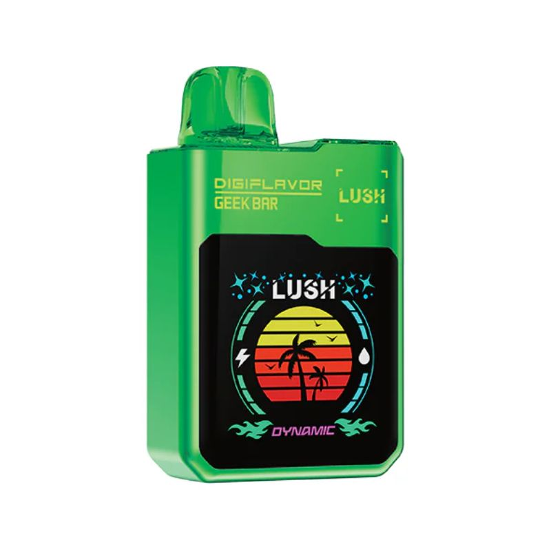 *ON* Disposable Vape Geek Bar Digiflavor Lush Green Apple Ice Box of 4