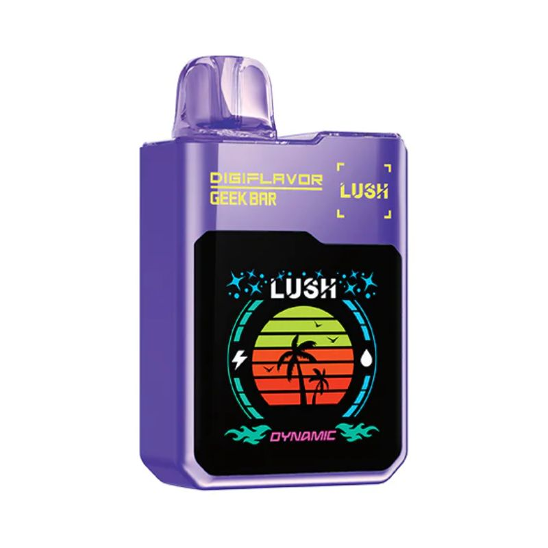 *ON* Disposable Vape Geek Bar Digiflavor Lush Raspberry Ice Box of 4