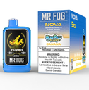 *ON* Disposable Vape Mr Fog NOVA Blue Razz Steezy Banana Box of 5