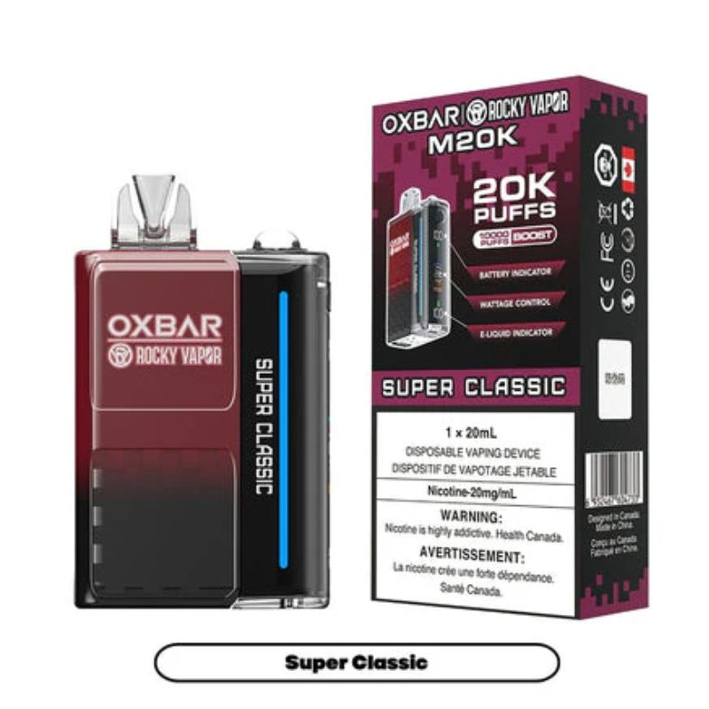 *ON* Disposable Vape Oxbar M20K Super Classic Box of 5