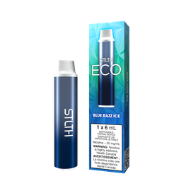 *ON* Disposable Vape STLTH ECO Blue Razz Ice Box of 6