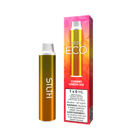 *ON* Disposable Vape STLTH ECO Cherry Lemon Ice Box of 6