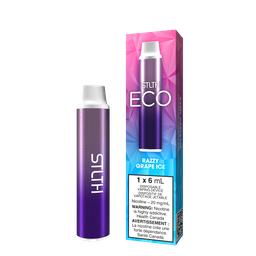 *ON* Disposable Vape STLTH ECO Razzy Grape Ice Box of 6