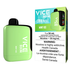 *ON* Disposable Vape Vice Box 2 70K Mint Ice Box of 4
