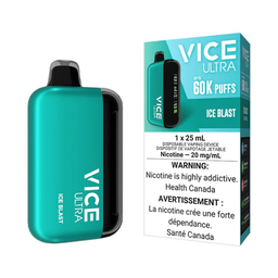 *ON* Disposable Vape Vice Ultra 60K Ice Blast Box of 4