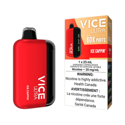 *ON* Disposable Vape Vice Ultra 60K Ice Cappin' Box of 4
