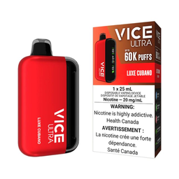 *ON* Disposable Vape Vice Ultra 60K Luxe Cubano Box of 4
