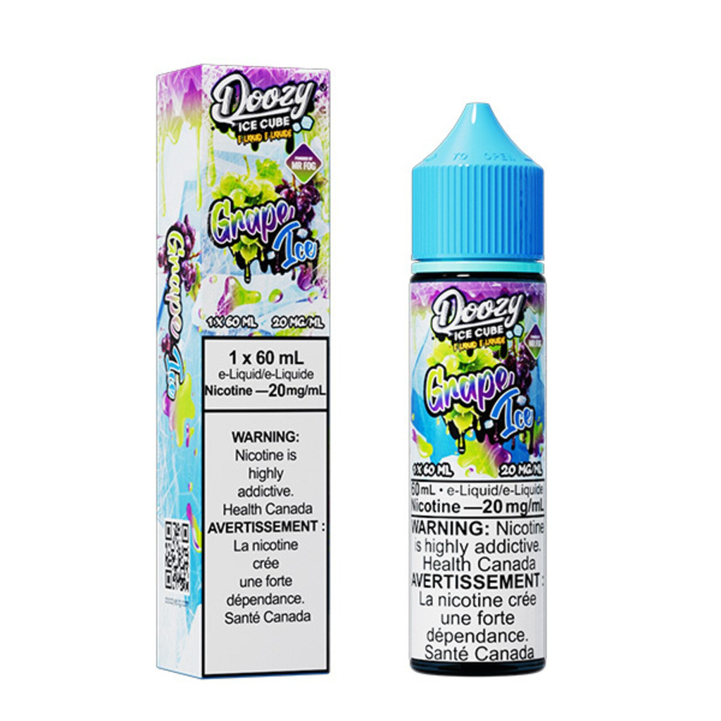 *ON* Nicotine Liquid Doozy Ice Cube Salt 60ml Grape Ice