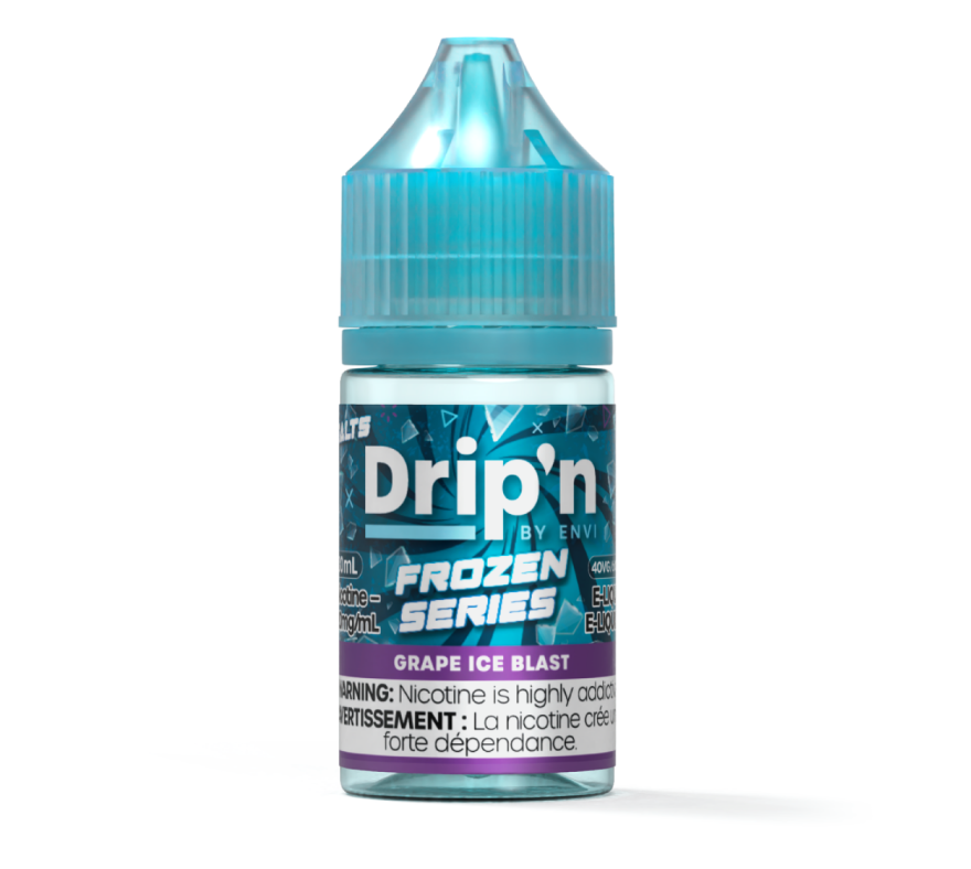 *ON* Nicotine Liquid Drip'n Envi Frozen E-Liquid Grape Ice Blast