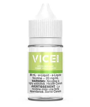 *ON* Nicotine Liquid Vice Salt 30ml Green Apple Ice