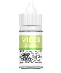 *ON* Nicotine Liquid Vice Salt 30ml Green Apple Ice