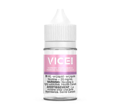 *ON* Nicotine Liquid Vice Salt 30ml Raspberry Grape Lemon Ice