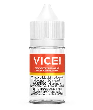 *ON* Nicotine Liquid Vice Salt 30ml Strawberry Banana Ice
