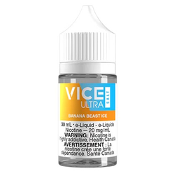 *ON* Nicotine Liquid Vice Ultra Salt 30ml Banana Beast Ice
