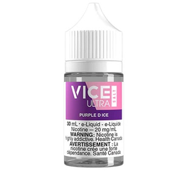 *ON* Nicotine Liquid Vice Ultra Salt 30ml Purple D Ice