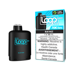 *ON* Nicotine Pod STLTH LOOP MAX Blue Razz Box of 4