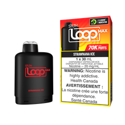 *ON* Nicotine Pod STLTH LOOP MAX Strawnana Ice Box of 4