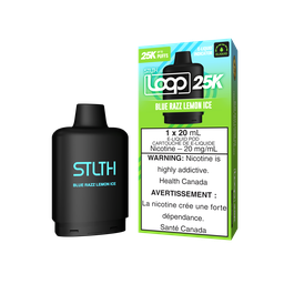 *ON* Nicotine Pod STLTH Loop 25k Blue Razz Lemon Ice Box of 5