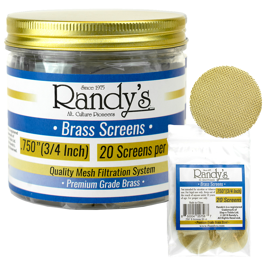Randy's Screens - Metal - Brass 0.750 - 36 x 20PK