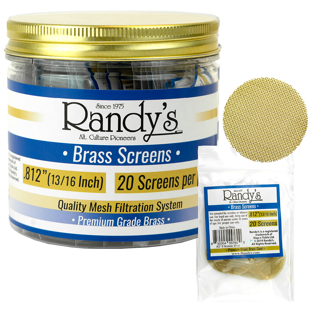 Randy's Screens - Metal - Brass 0.812 - 36 x 20PK