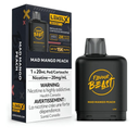 *FED* Disposable Vape Flavour Beast Level X Boost Pod Mad Mango Peach 20ml Box of 6