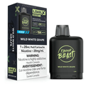 *FED* Disposable Vape Flavour Beast Level X Boost Pod Wild White Grape Iced 20ml Box of 6