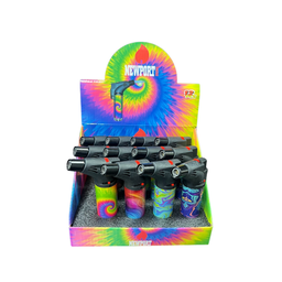 Torch Lighter Newport Zero Micro Torch Wavy Colors Box of 12