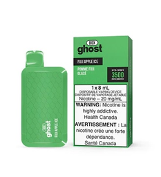 *FED* Disposable Vape Ghost Box 3500 Puff Fuji Apple Ice Box of 5