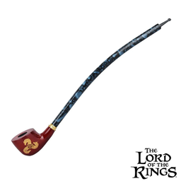 Wood Pipe Pulsar Shire Pipes x LoTR RIDERS OF ROHAN Smoking Pipe - 15"