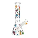 Glass Bong Pulsar Building Blocks Beaker 10" 14mm F