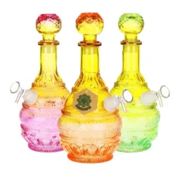 Glass Bong SeshGear Vintage Ombre 12.5" 14mm F Round Lotus Colors Vary