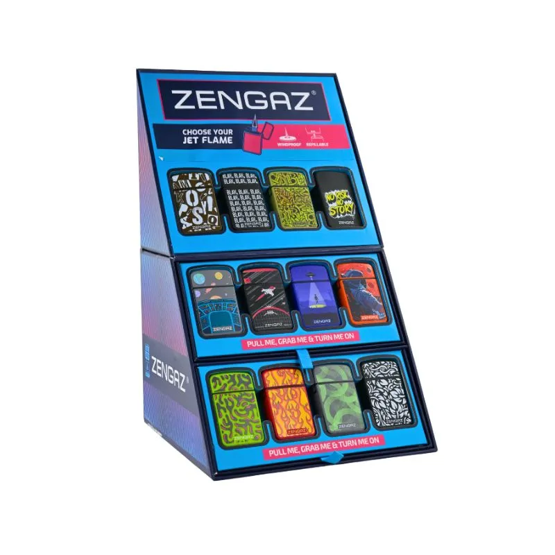 Lighter Zengaz Royal Jet ZL-12 Rubberized Series 9D Box of 48