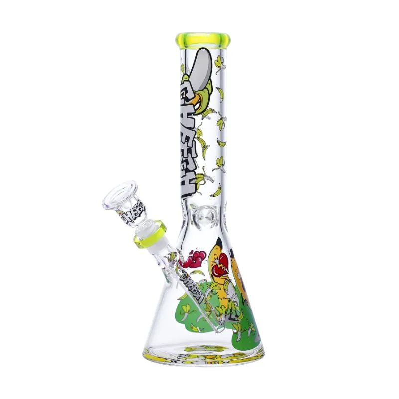 Glass Bong 14" 7mm Cheech Banana Breakup