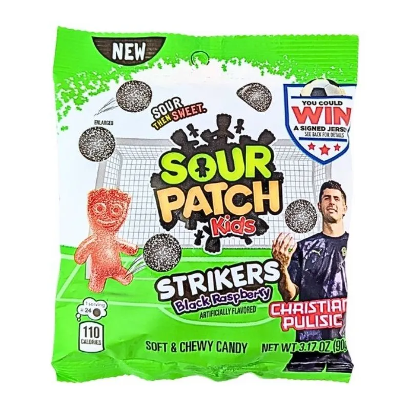 Snacks Sour Patch Kids Strikers 3.17oz Box of 12