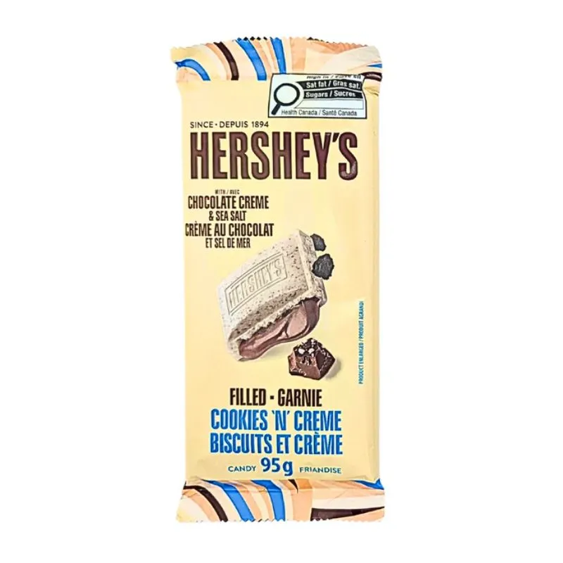 Snacks Hershey's Chocolate Creme & Sea Salt 95g Box of 14