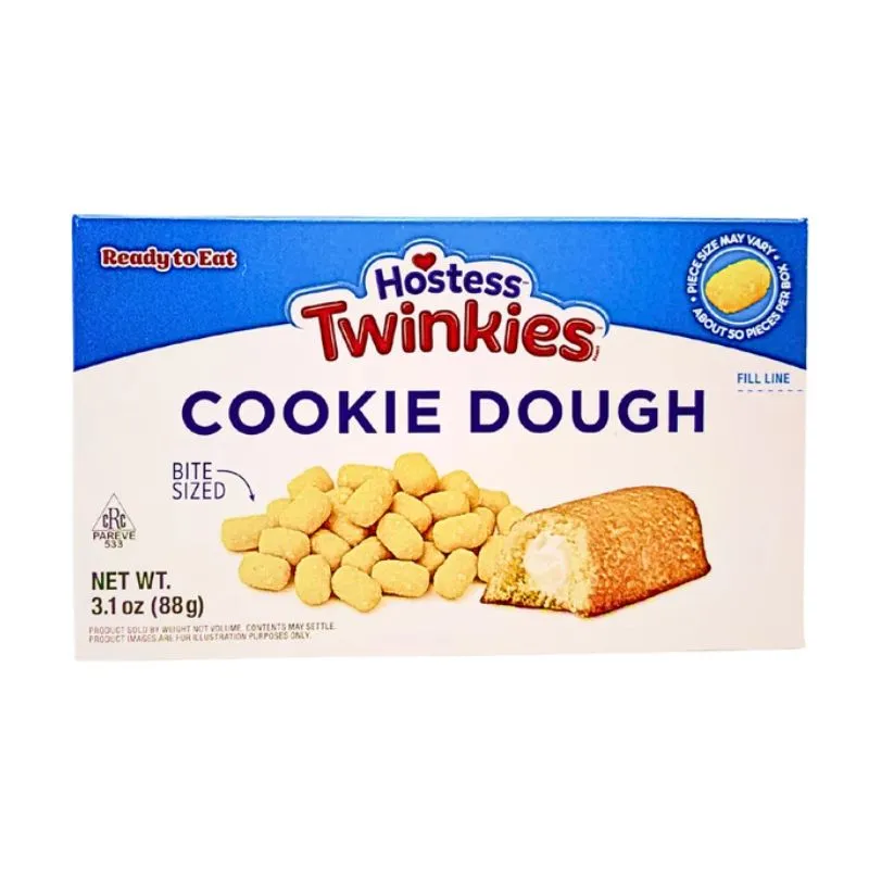 Snacks Hostess Twinkies Cookie Dough Bites Theater Box 3.1oz Box of 12