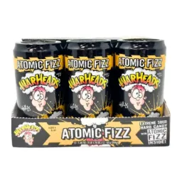 Snacks Warheads Atomic Fizz in Canister 1.48oz Box of 12