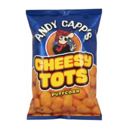 Snacks Andy Capp's Cheesy Tots Puffcorn 1.5oz Box of 12