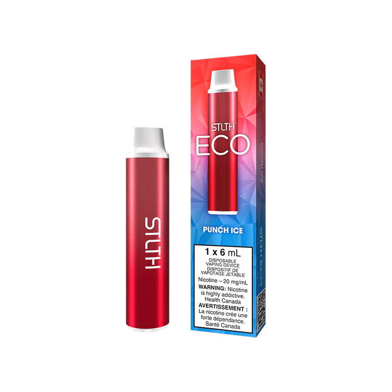 *MB* Disposable Vape STLTH ECO Punch Ice Box of 6