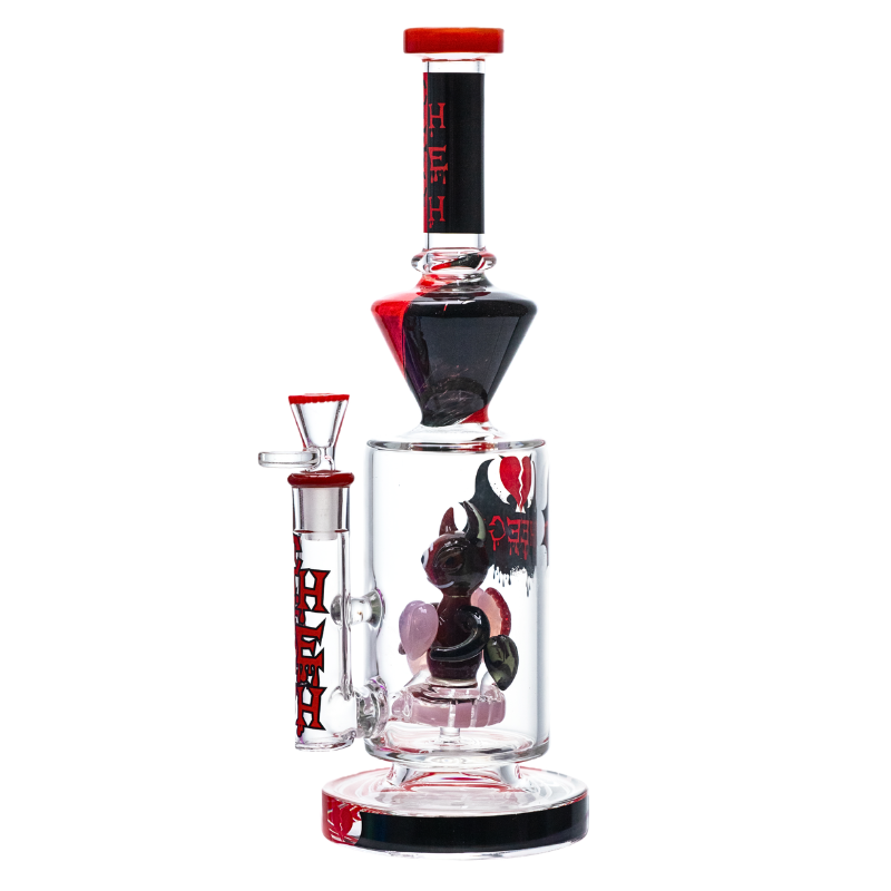 Glass Bong Cheech Glass Dark Cupid 12.5"