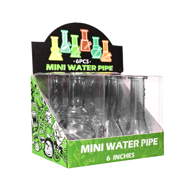 Glass Bong Arsenal Dual Tone 6" Box of 6