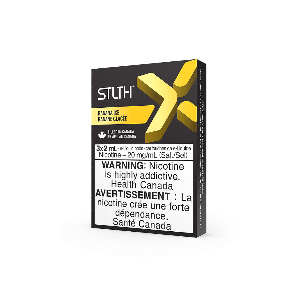*MB* Nicotine Pod STLTH X Pod 3 Pack Banana Ice