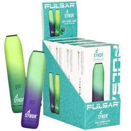 Flower Vaporizer Pulsar SYNDR Dry Herb Vaporizer  Thermo Series 880mAh Assorted Colors Box of 4