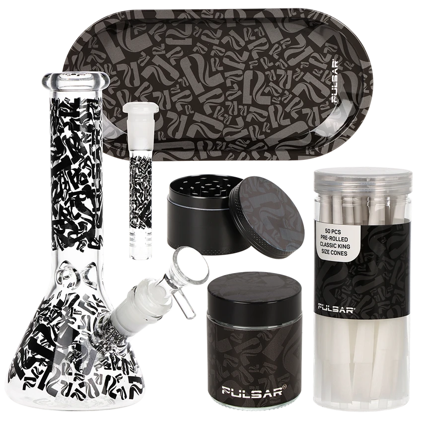 Glass Bong Pulsar Design Series V2 Smokers Kit 7.75" Pulsar Camo