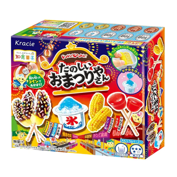 Snacks Kracie Popin' Cookin' DIY Candy Kit Festival Menu Soft Candy 26g (Japan) Box of 5