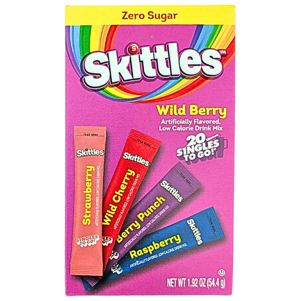Snacks Skittles Wild Berry Variety Pack 20 Singles To Go Box of 6
