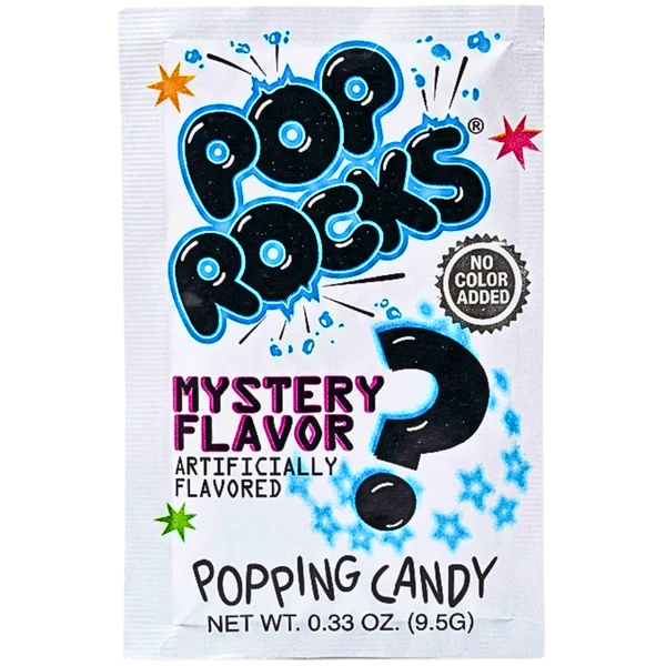 Snacks Pop Rocks Mystery Flavor Popping Candy 9g Box of 24