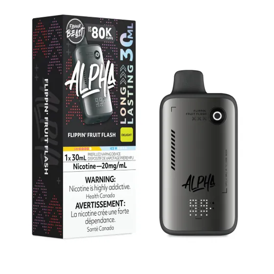 *MB* Disposable Vape Flavour Beast Alpha Flippin' Fruit Flash 80K Box of 4