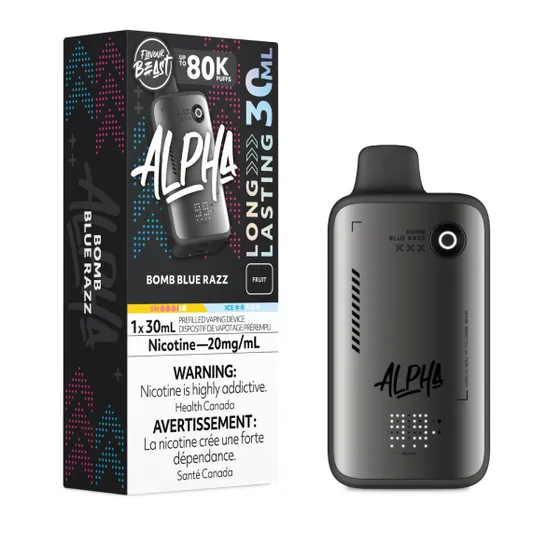 *AB* Disposable Vape Flavour Beast Alpha Bomb Blue Razz  80K Box of 4