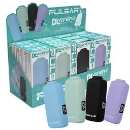 Personal Air Filter Pulsar DL Vanish Filter w/ Puff Counter Display 100mAh Assorted Colors Box of 12